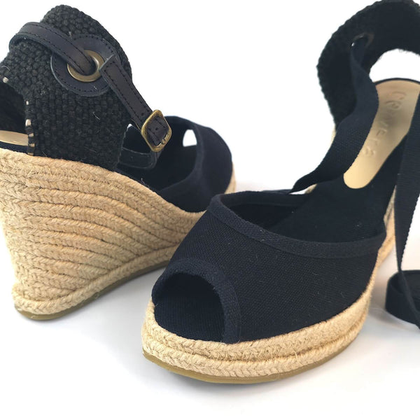 Anabela Roma Salto Alto Preta