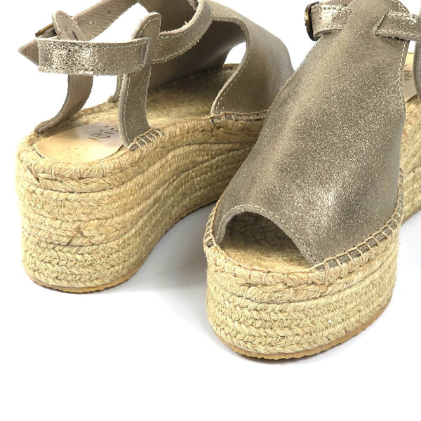 Flatform Yayoi Salto Medio Prata