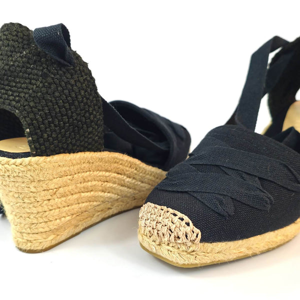 Anabela Carina Salto Médio Preta