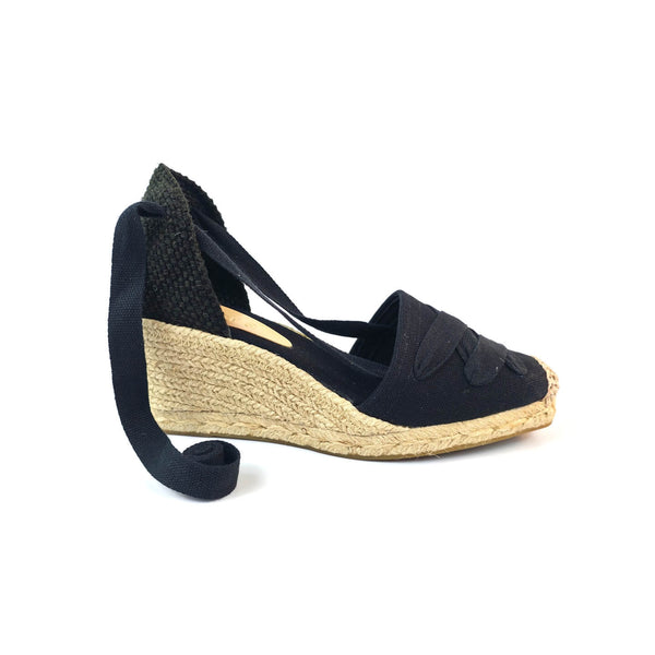 Anabela Carina Salto Médio Preta