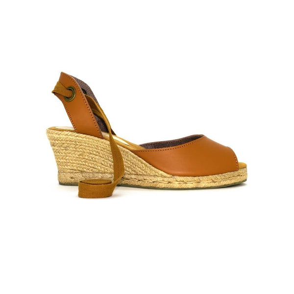 Anabela Colomba Salto Médio Caramelo