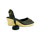 Anabela Colomba Salto Médio Preta