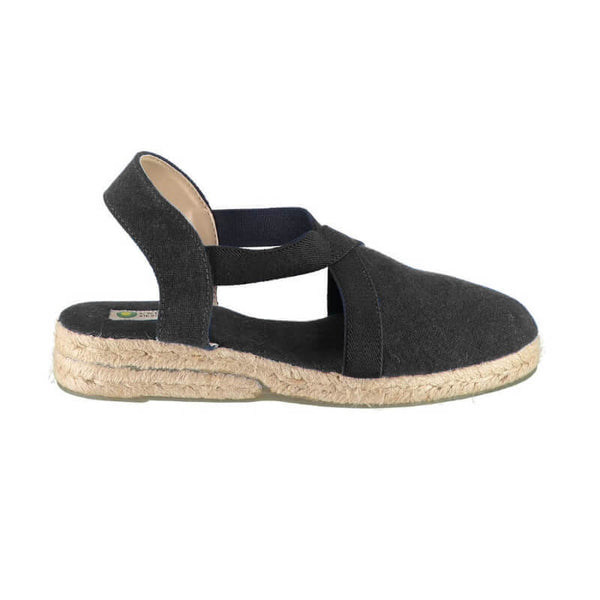 Anabela Gal Salto Baixo Preta