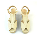 Anabela Georgia Salto Medio Linho