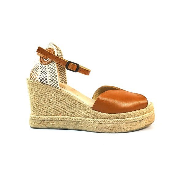 Anabela Marbella Salto Alto Caramelo