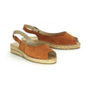 Anabela Mercedes Salto Baixo Caramelo