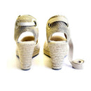 Anabela Sara Salto Médio Linho