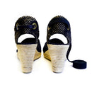 Anabela Sara Salto Médio Preta