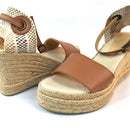 Anabela Solara Salto Alto Caramelo