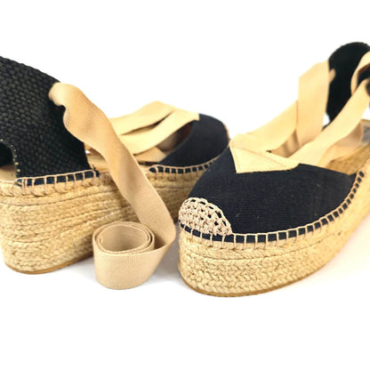 Flatform Carmen Salto Medio Preta