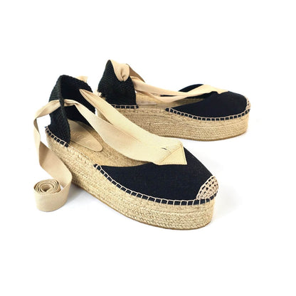 Flatform Carmen Salto Medio Preta