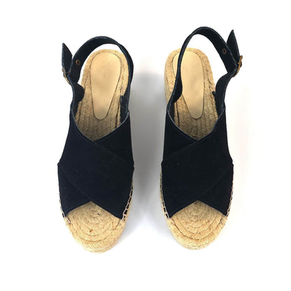 Flatform Gaia Salto Médio Preta