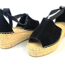 Flatform Ibiza Salto Médio Preta