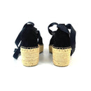 Flatform Ibiza Salto Médio Preta