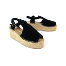 Flatform Yayoi Salto Médio Preta