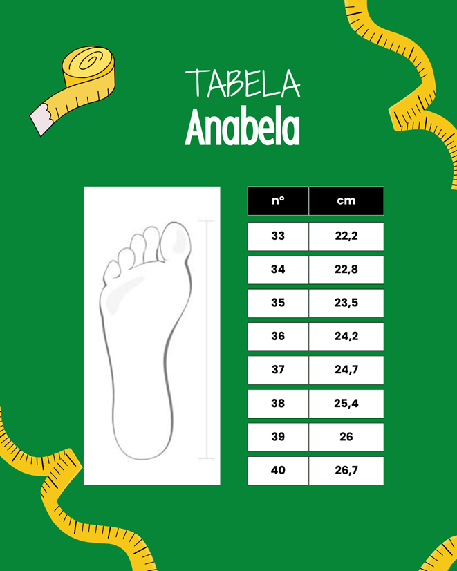 Tabela de Medidas