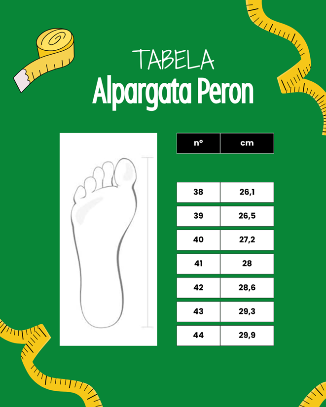 Tabela de Medidas