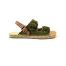 Rasteira Birken Camurça Oliva