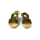 Rasteira Birken Camurça Oliva